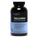 LEGION envase frontal de Triumph multivitamínico, útil para energía diaria