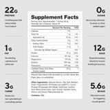 LEGION etiqueta transparente con ingredientes claros y beneficio de confianza