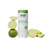 Leilo lata frontal mostrando etiqueta y diseño, beneficio refrescante