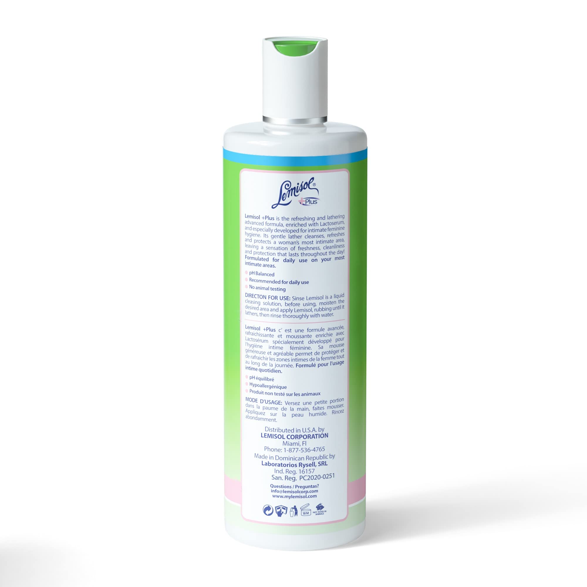 Close-up de textura en gel de Lemisol plus, sensación suave y ligera