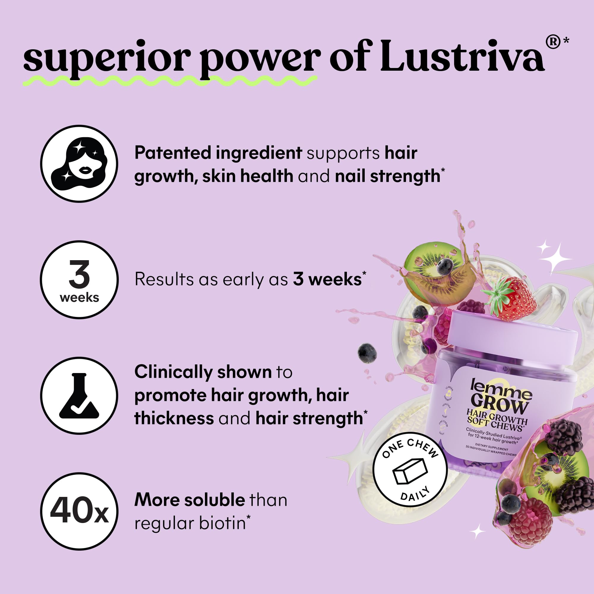 Lemme Grow etiqueta nutricional detalle para comprobar ingredientes clave