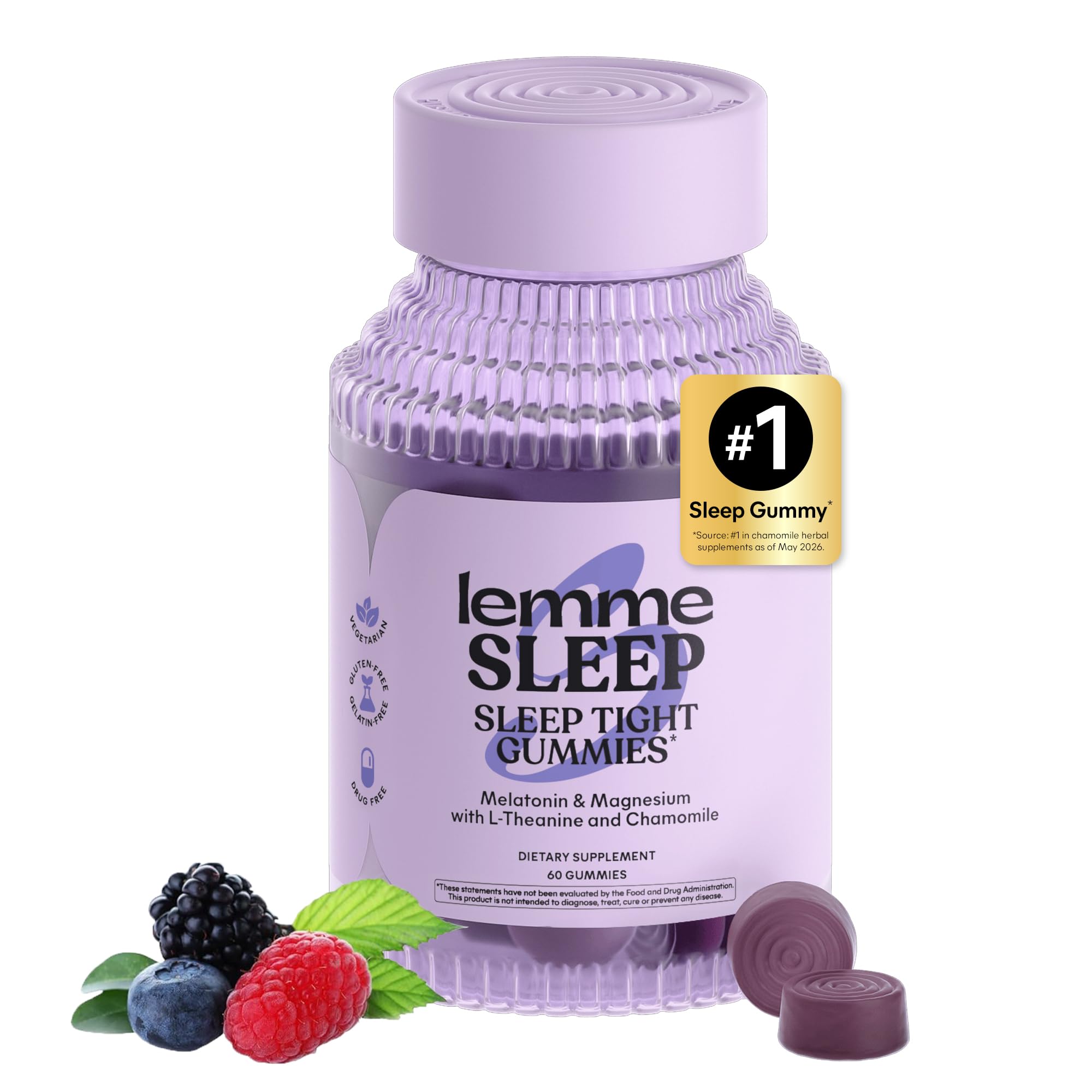 Lemme Sleep envase frontal mostrando diseño y beneficio para dormir