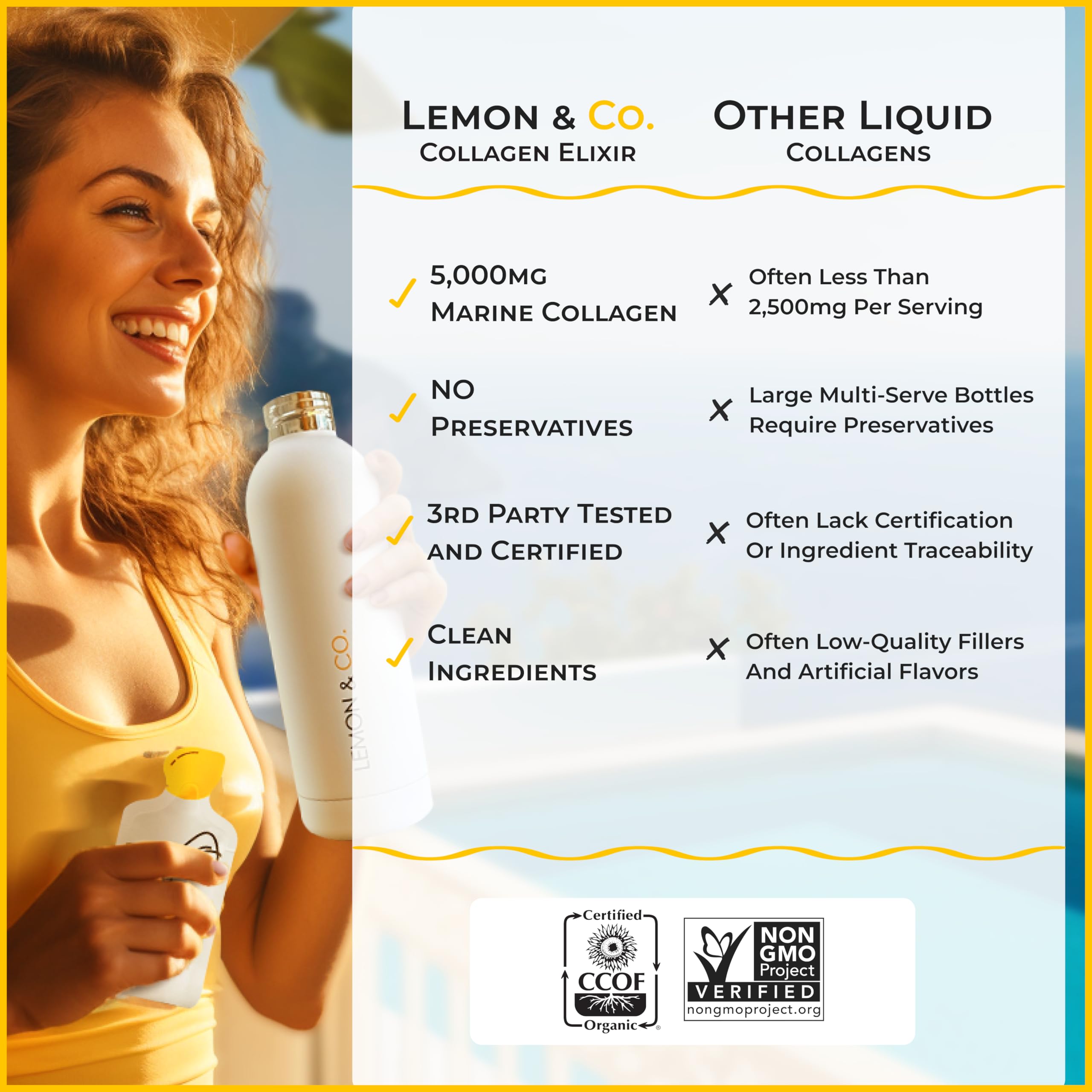 LEMON & CO. limones orgánicos y monk fruit, ingredientes naturales y limpios