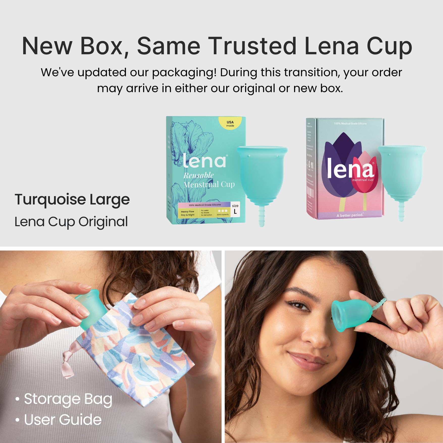 LENA textura de silicona suave y flexible que garantiza comodidad