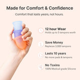 LENA primer plano textura de silicona ultra‑suave, comodidad