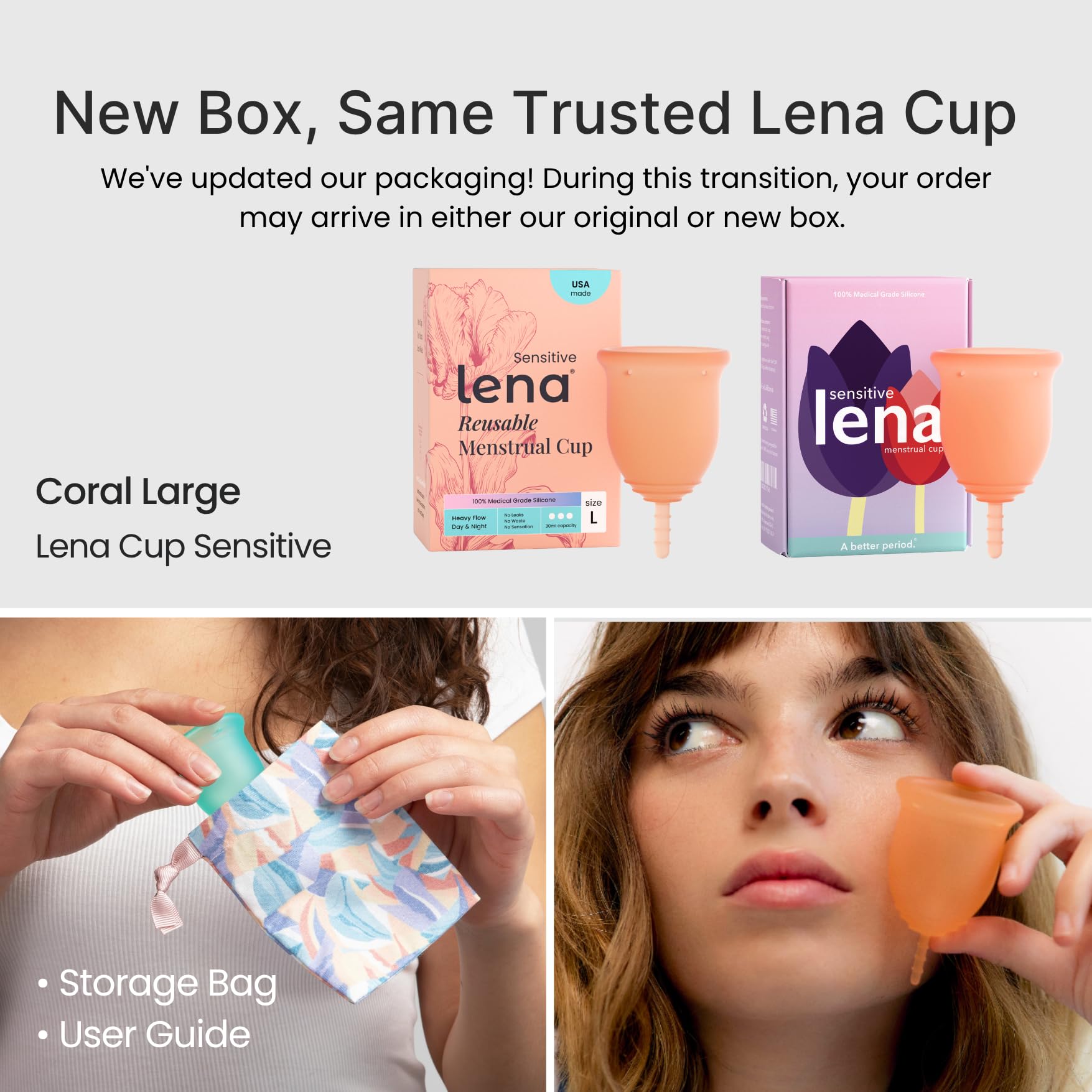 LENA primer plano de textura de silicona ultra suave, tacto hipoalergénico