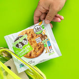 Lenny & Larry's etiqueta nutricional mostrando 16 g proteína y 10 g fibra