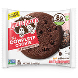 Lenny & Larry's caja abierta con 12 galletas organizada para almacenamiento