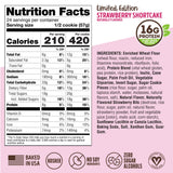 Lenny & Larry's etiqueta nutricional clara mostrando proteína y fibra por porción