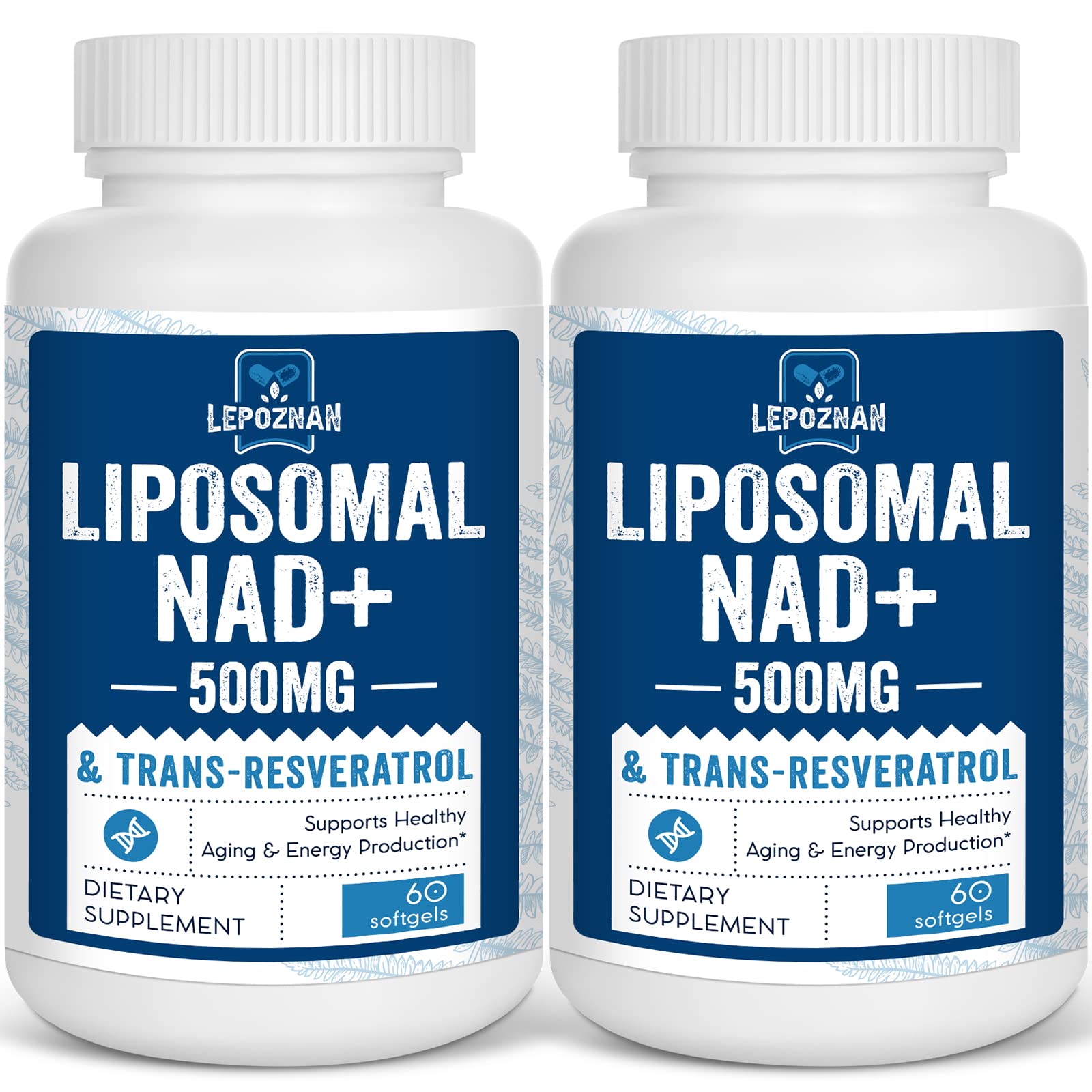 Lepoznan frontal del envase mostrando la fórmula liposomal y beneficios