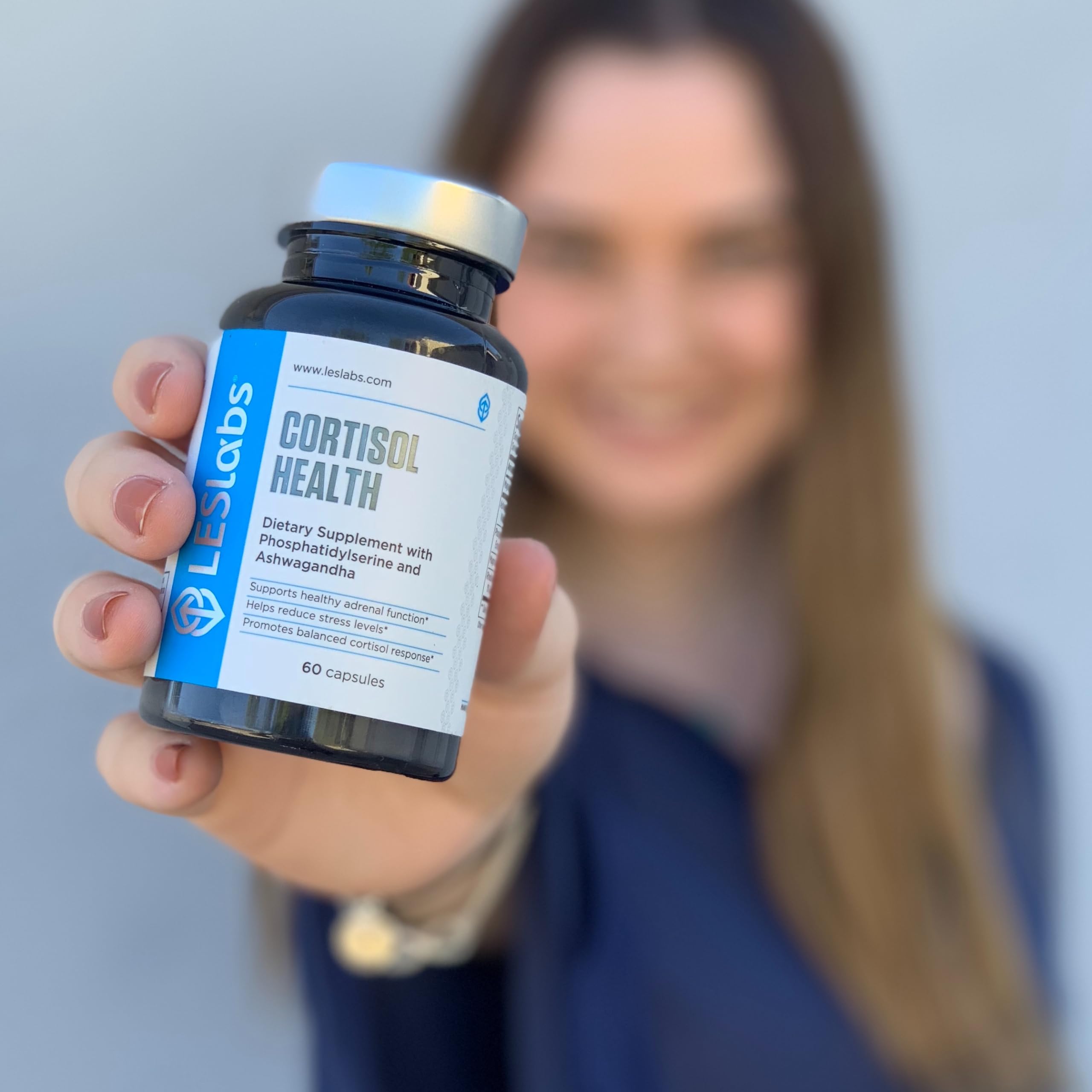 LES Labs etiqueta con lista de ingredientes, transparencia y origen USA