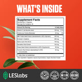 LES Labs ingredientes naturales: cardo mariano, NAC y diente de león en primer plano