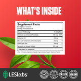 LES Labs producto junto a desayuno saludable para apoyar estilo activo