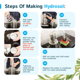 Recolección de hidrosol LETIME desde la salida para producto fresco