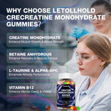 letollhold primer plano de gominola que revela textura masticable y fácil ingestión