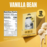 Batido Levels Vanilla Bean en vaso listo para beber, sabor natural