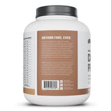 Levels Nutrition bote 4LB junto a objetos para comparar tamaño real