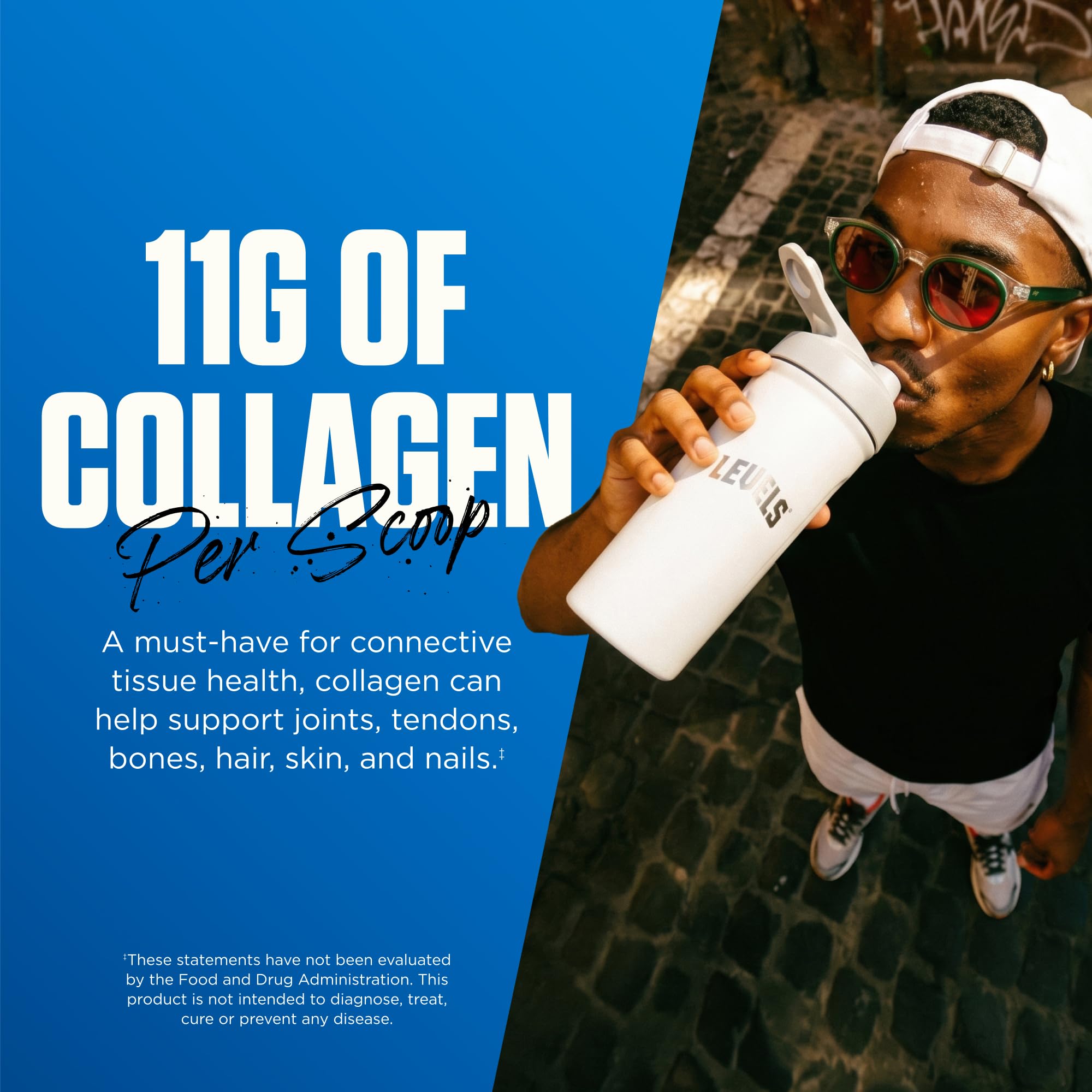 Levels Collagen incorporado en batido para más proteína diaria