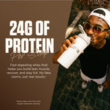 Levels Nutrition envase junto a una balanza ilustrando tamaño 1LB