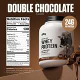 Cucharada medidora con Levels Whey, visualizando 24 g proteína por porción