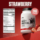 Levels Whey cuchara con porción de proteína, medición precisa y aporte de 24 g