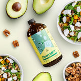 Etiqueta LevelUp Clean MCT con información de C8 y producción sin solventes