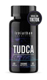 Leviathan Nutrition frasco frontal mostrando etiqueta clara y beneficios