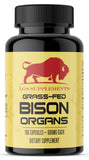 LGS Supplements frasco frontal mostrando 180 cápsulas, almacenamiento conveniente