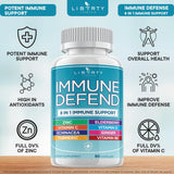 Liberty Lifestyle etiqueta detallada con ingredientes y beneficios visibles