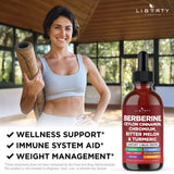 Liberty Lifestyle etiqueta cerca mostrando lista de ingredientes clara