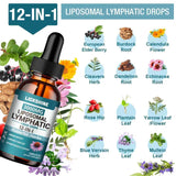 lickshine etiqueta con lista de 12 hierbas, beneficio: transparencia de ingredientes