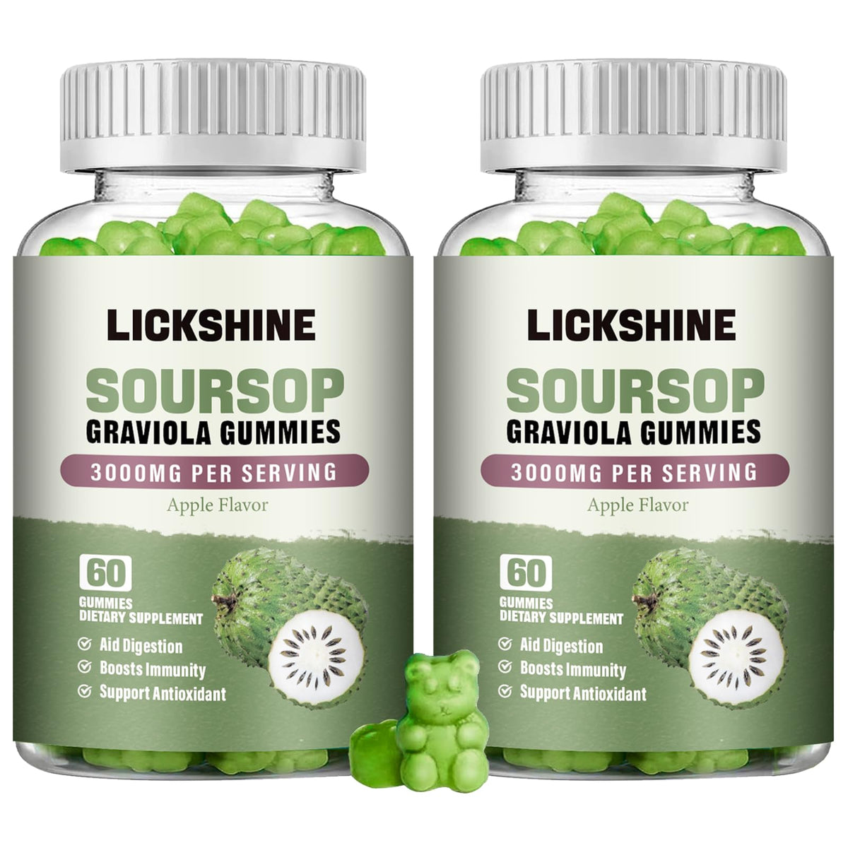 lickshine frente del empaque mostrando el producto y beneficios