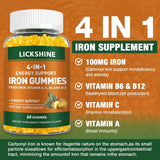 lickshine gomita en primer plano, textura apetitosa y fácil de masticar
