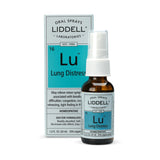 Liddell vista frontal del spray mostrando etiqueta clara y tamaño portátil