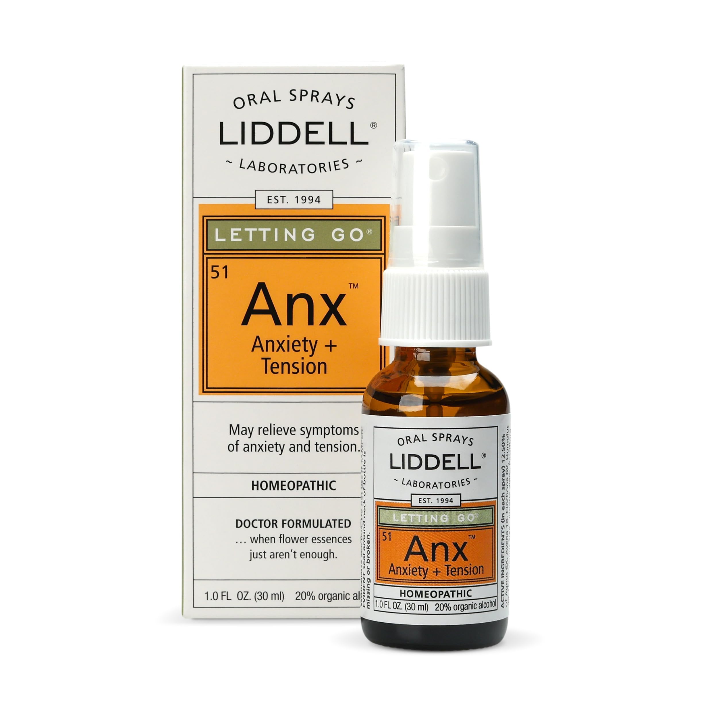 Liddell spray frontal mostrando etiqueta clara y beneficio de calma rápida