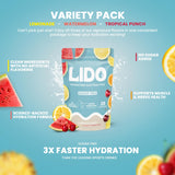 LIDO primer plano del polvo sin colorantes y textura fina beneficiosa
