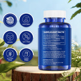 LIFE CAPX etiqueta informativa con ingredientes y garantía GMP