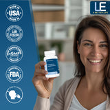 Life Enhancement primer plano de cápsula vegetal textura y facilidad de ingestión