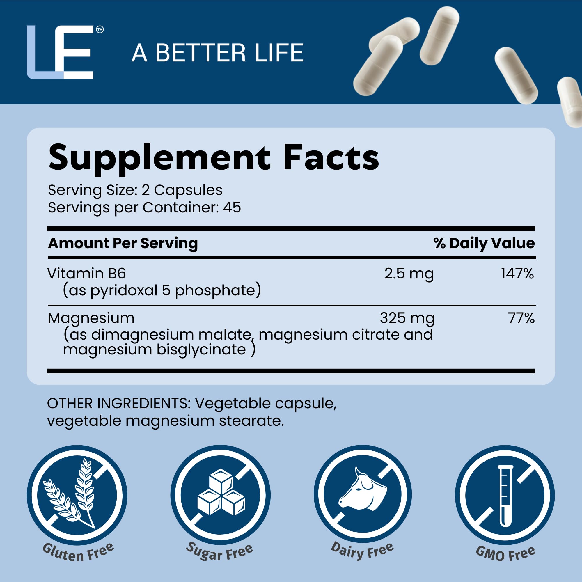 Life Enhancement cápsula junto a regla para comparar tamaño real