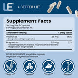 Life Enhancement cápsula junto a regla para comparar tamaño real