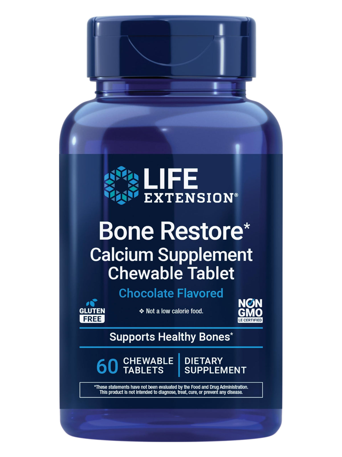 Life Extension frasco frontal con etiqueta clara y beneficios visibles