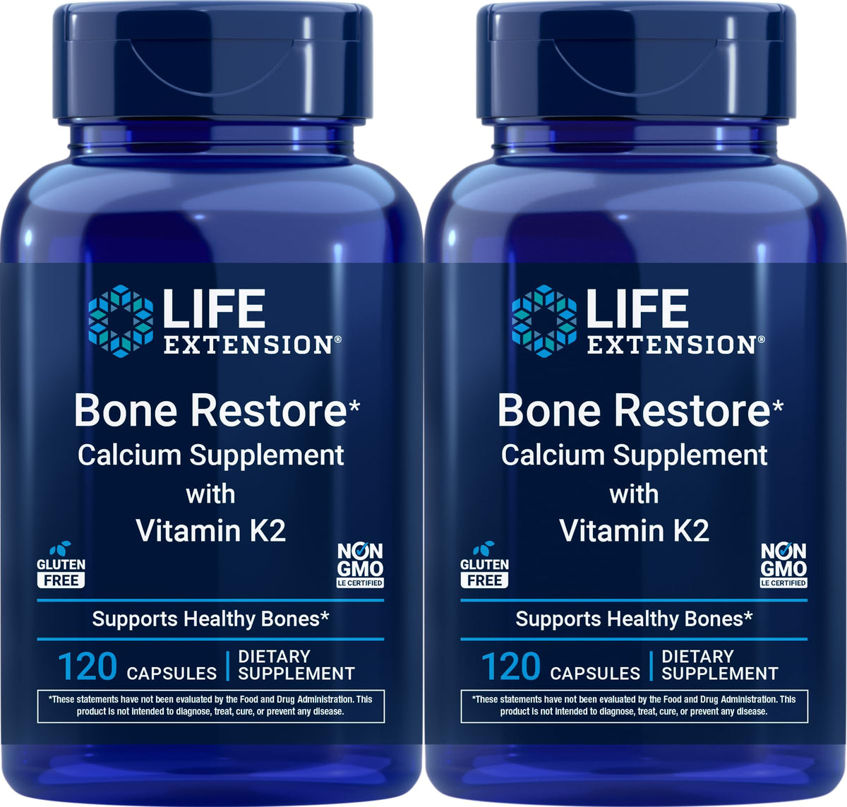 Life Extension bote frontal pack de dos con beneficio de suministro prolongado