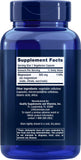 Life Extension primer plano de una cápsula 500 mg mostrando textura y calidad