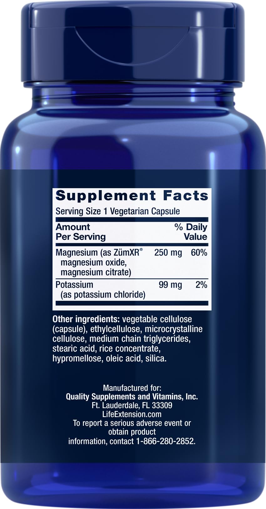 Life Extension primer plano de cápsula para ver textura y formulación premium