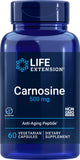 Life Extension frasco frontal mostrando cápsulas y beneficios visibles