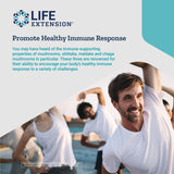 Life Extension comparación de tamaño con moneda para referencia práctica