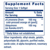 Life Extension softgel detalle brillante que facilita la absorción