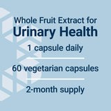 Life Extension etiqueta de Cran-Max con información de ingredientes y certificado de calidad