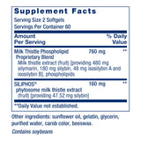 Life Extension close up de softgel Advanced Milk Thistle que facilita la ingestión diaria y absorción