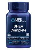 Life Extension botella frontal mostrando 60 cápsulas y beneficios de soporte